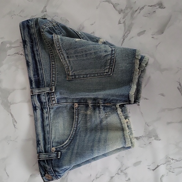 Rag&Bone NWT Chesapeake Low Rise Mini Jean Shorts - Picture 5 of 11